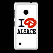Coque Nokia Lumia 530 I love Alsace 2