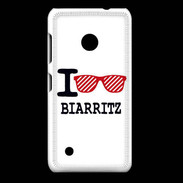 Coque Nokia Lumia 530 I love Biarritz 2