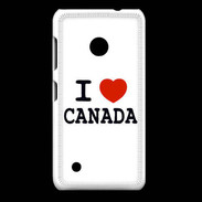 Coque Nokia Lumia 530 I love Canada
