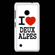 Coque Nokia Lumia 530 I love Deux Alpes