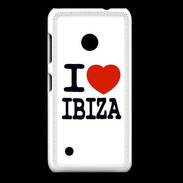 Coque Nokia Lumia 530 I love Ibiza