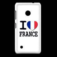 Coque Nokia Lumia 530 I love France 2