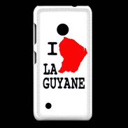 Coque Nokia Lumia 530 I love Guyane 2