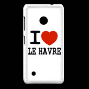 Coque Nokia Lumia 530 I love Le Havre