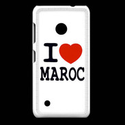 Coque Nokia Lumia 530 I love Maroc