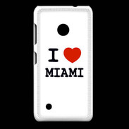 Coque Nokia Lumia 530 I love Miami
