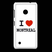 Coque Nokia Lumia 530 I love Montreal