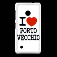 Coque Nokia Lumia 530 I love Porto Vecchio