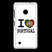 Coque Nokia Lumia 530 I love Portugal 2