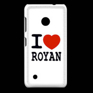 Coque Nokia Lumia 530 I love Royan