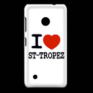 Coque Nokia Lumia 530 I love Saint Tropez