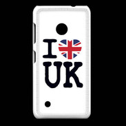 Coque Nokia Lumia 530 I love UK 3