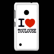 Coque Nokia Lumia 530 I love Toulouse