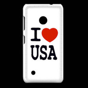 Coque Nokia Lumia 530 I love USA
