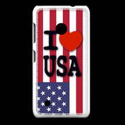 Coque Nokia Lumia 530 I love USA 3