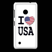 Coque Nokia Lumia 530 I love USA 2