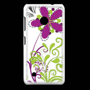 Coque Nokia Lumia 530 motif floral vert