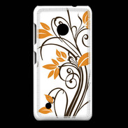 Coque Nokia Lumia 530 motif floral marron