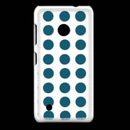 Coque Nokia Lumia 530 pois bleu foncé