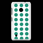 Coque Nokia Lumia 530 pois vert d'eau
