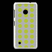 Coque Nokia Lumia 530 pois gris & vert