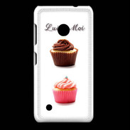 Coque Nokia Lumia 530 Cupcake lui et moi PR