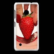 Coque Nokia Lumia 530 Plaisir et fraise PR10