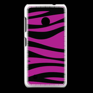 Coque Nokia Lumia 530 zèbre rose & noir