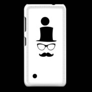 Coque Nokia Lumia 530 chapeau moustache