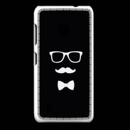 Coque Nokia Lumia 530 moustache & noeud 1