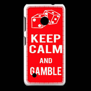 Coque Nokia Lumia 530 Keep Calm Gamble Rouge