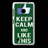 Coque Nokia Lumia 530 Keep Calm Like This Vert