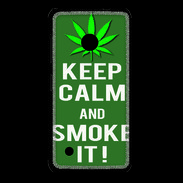 Coque Nokia Lumia 530 Keep Calm Smoke it Kaki