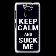 Coque Nokia Lumia 530 Keep Calm Suck me Noir