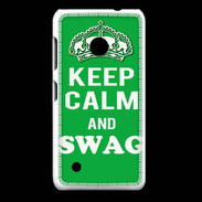 Coque Nokia Lumia 530 Keep Calm Swag Vert