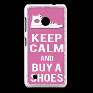Coque Nokia Lumia 530 Keep Calm Buy Shoes Rose