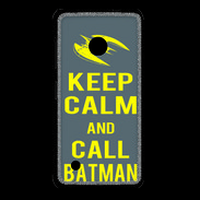Coque Nokia Lumia 530 Keep Calm Call Batman Gris