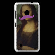 Coque Nokia Lumia 530 Moustache Mona Lisa