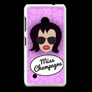 Coque Nokia Lumia 530 Miss Champagne Brune