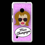 Coque Nokia Lumia 530 Miss Champagne Rousse