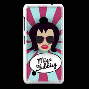 Coque Nokia Lumia 530 Miss Clubbing Brune