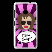 Coque Nokia Lumia 530 Miss Cougar Chatain