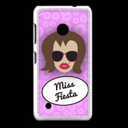 Coque Nokia Lumia 530 Miss Fiesta Chatain