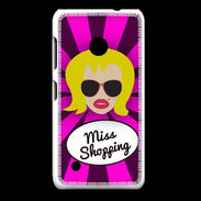 Coque Nokia Lumia 530 Miss Shopping Blonde