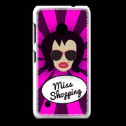 Coque Nokia Lumia 530 Miss Shopping Brune