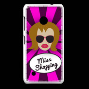 Coque Nokia Lumia 530 Miss Shopping Rousse