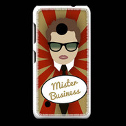 Coque Nokia Lumia 530 Mister Business Chatain
