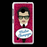 Coque Nokia Lumia 530 Mister Champagne Brun