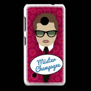 Coque Nokia Lumia 530 Mister Champagne Chatain