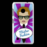 Coque Nokia Lumia 530 Mister Fashion Roux